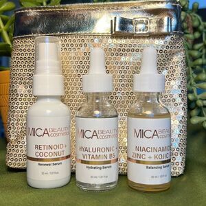 MICA COSMETICS Skincare n’ Chill 3 pack serum bundle gift set